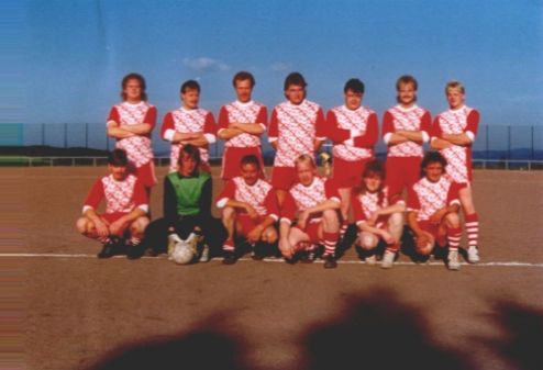 Die erst F.C. Oeppken Manschaft von 1990